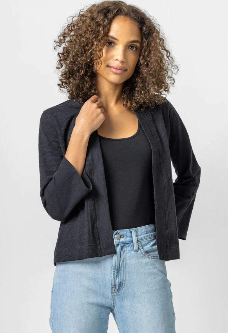 Cotton open cardigan online