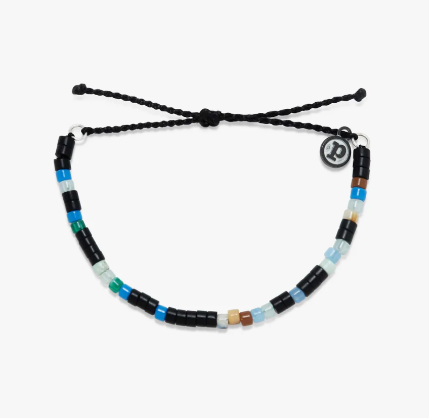 Men's Puravida Mixed Seed Bead Stretch bracelet