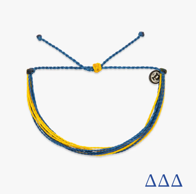 Sorority Original Strings Bracelets; Delta Delta Delta, Gamma Phi Beta, Kappa Kappa Gamma
