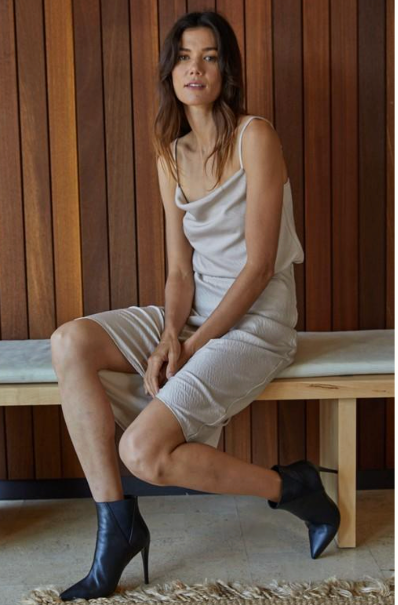 Champagne Satin Cami