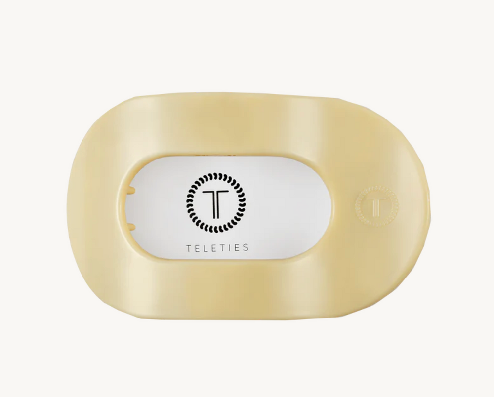 Teleties Flat Round Hair Claw Clips