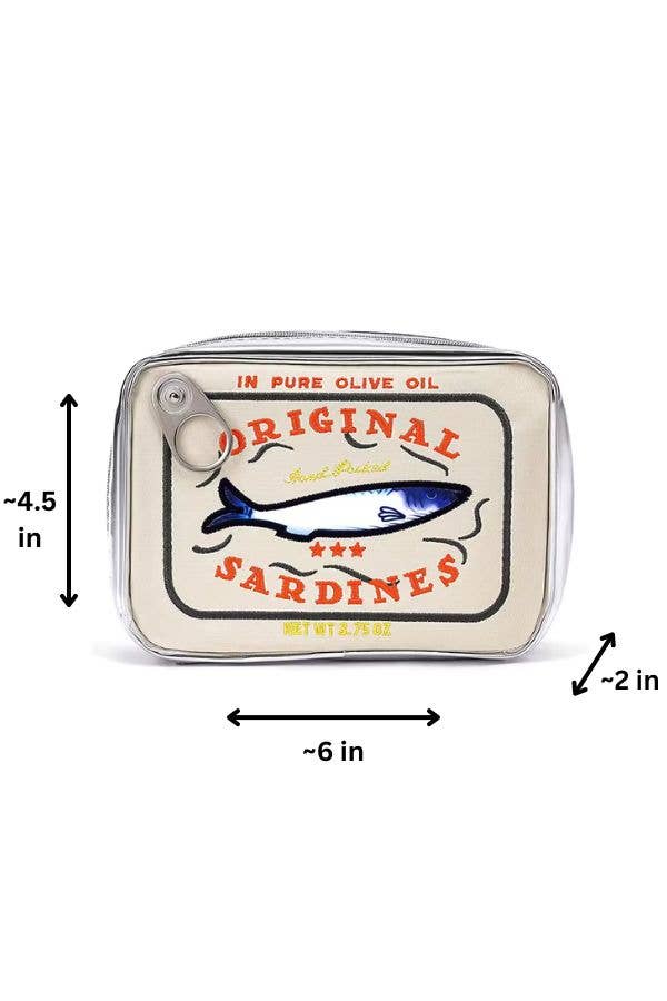 Sardine's Tin Can Gift Cosmetic Bag