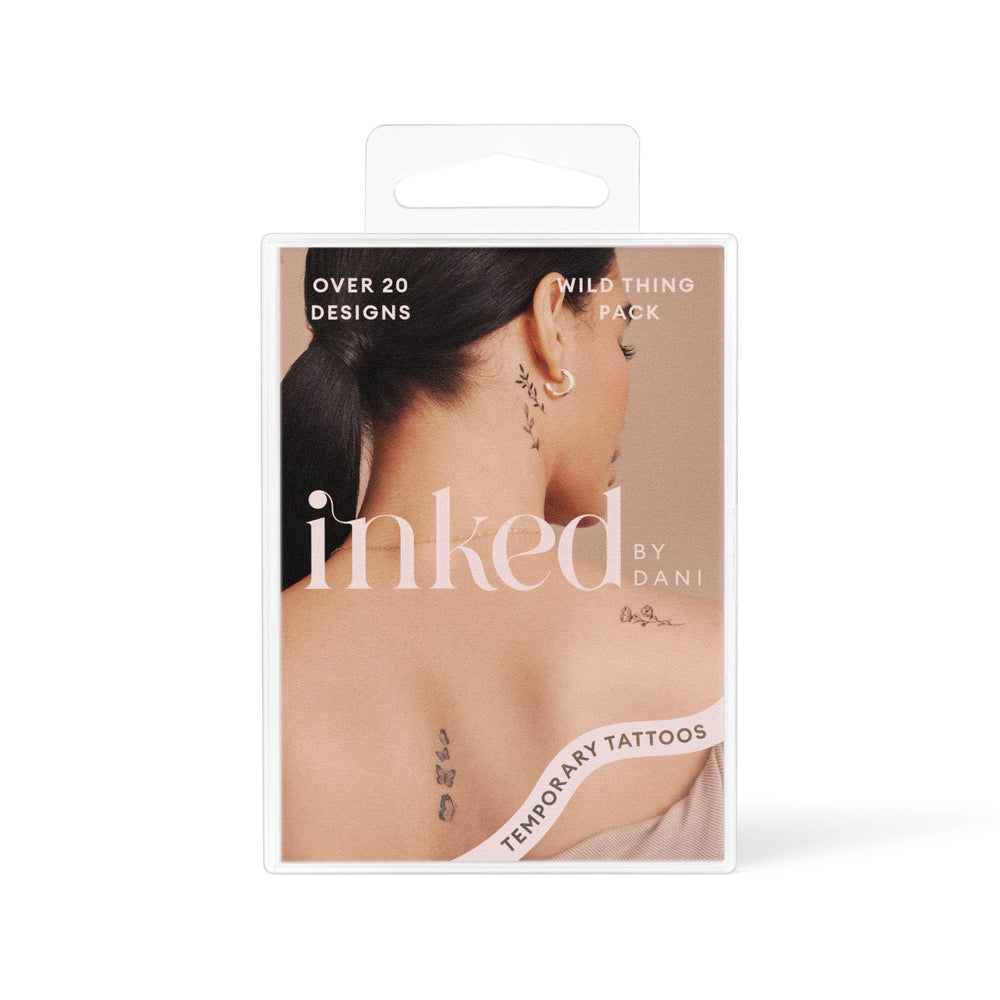 INKED by Dani - Wild Thing Temporary Tattoo Pack