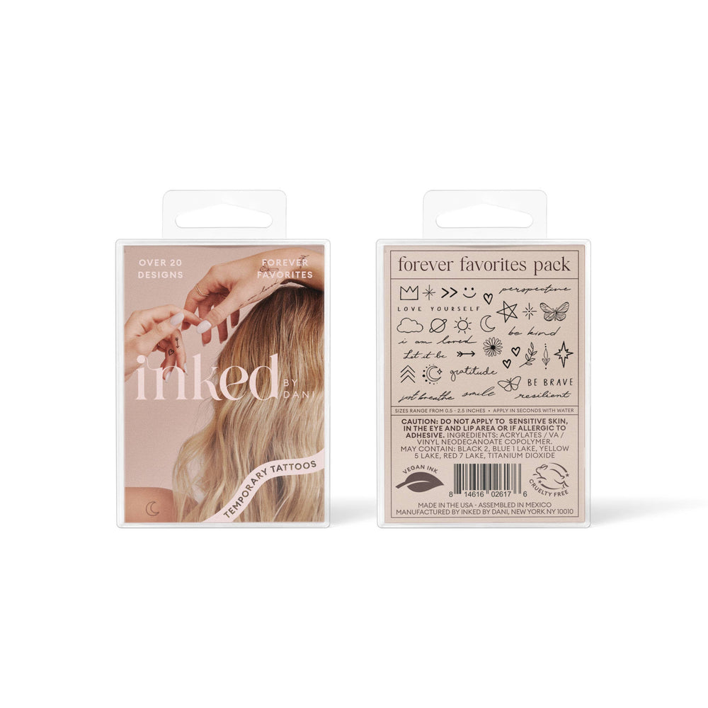 INKED by Dani - Forever Favorites Temporary Tattoo Pack