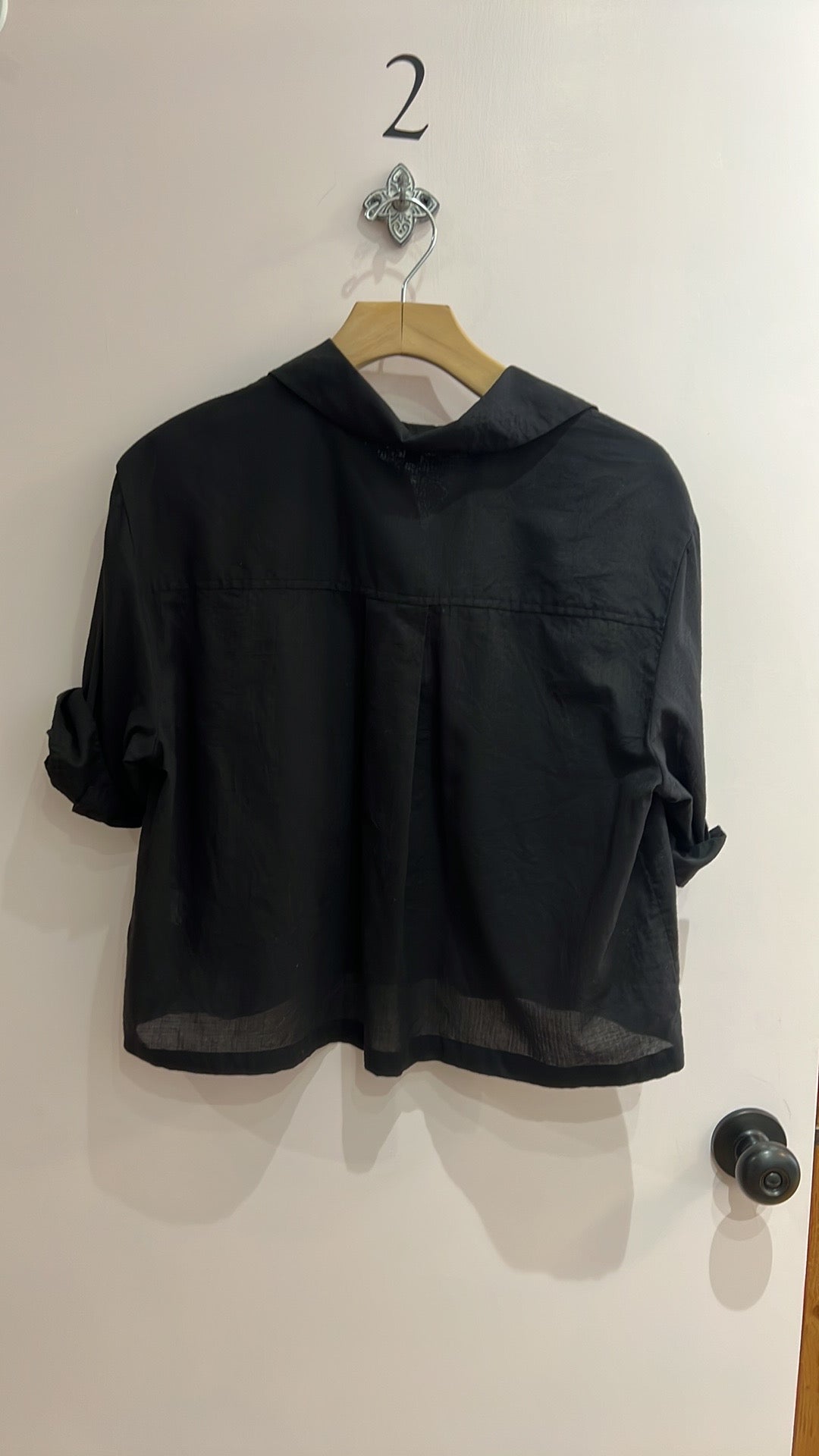 Lilla P Easy Sleeve Button Down Shirt