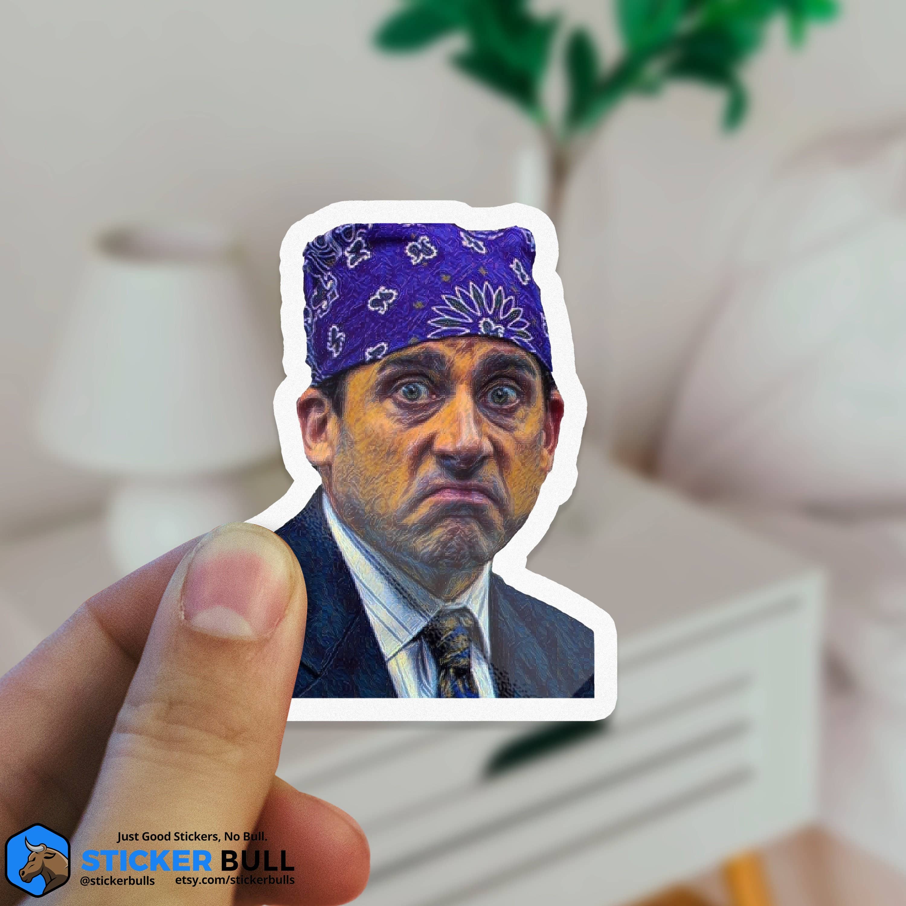 Sticker Bull - Prison Mike The Office Sticker, Funny Meme Sticker, The Office Sticker, The Office TV Show, Vinyl Sticker, Water Bottle, Hydroflask Sticker