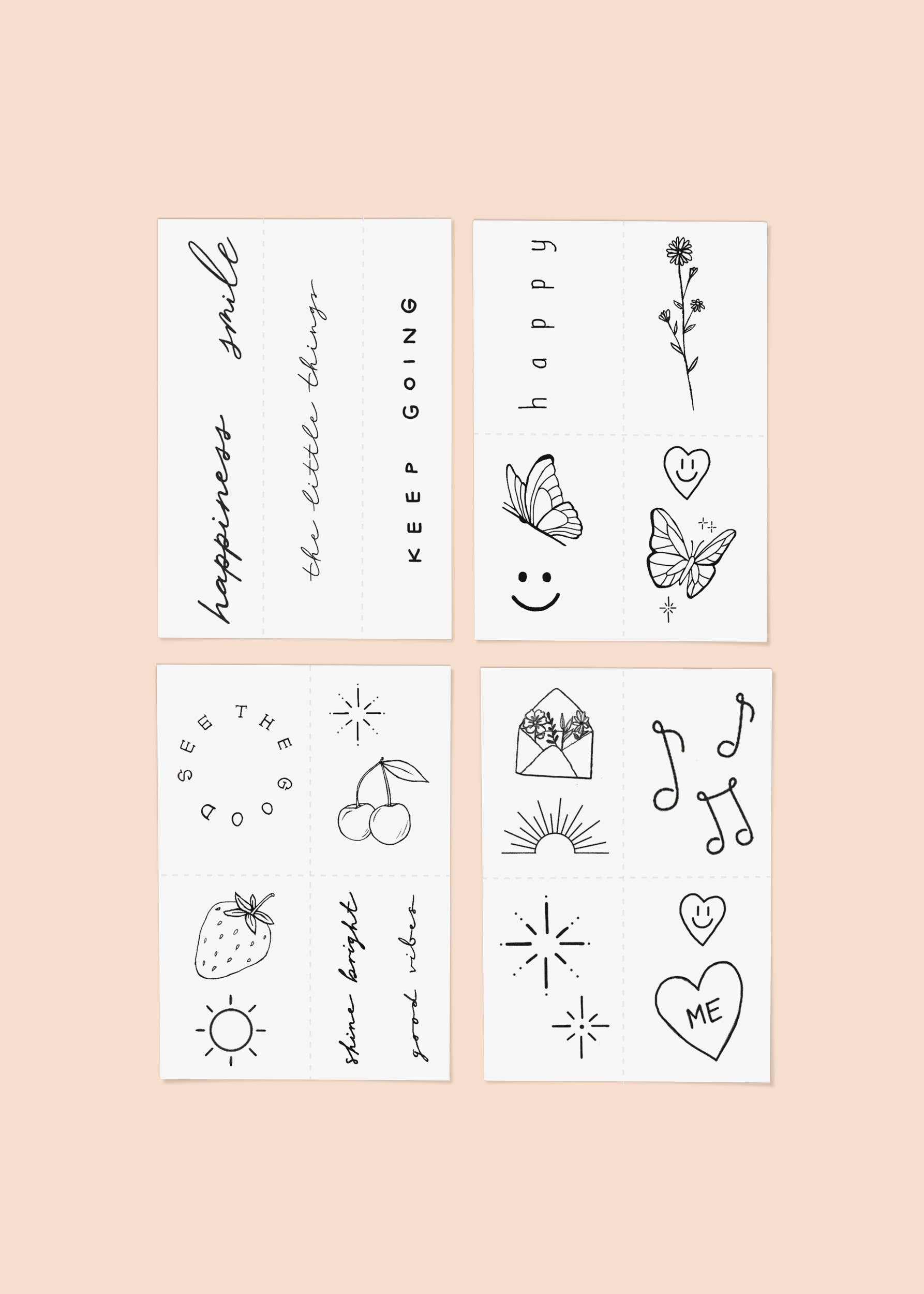 INKED by Dani - Feel Good Temporary Tattoo Pack