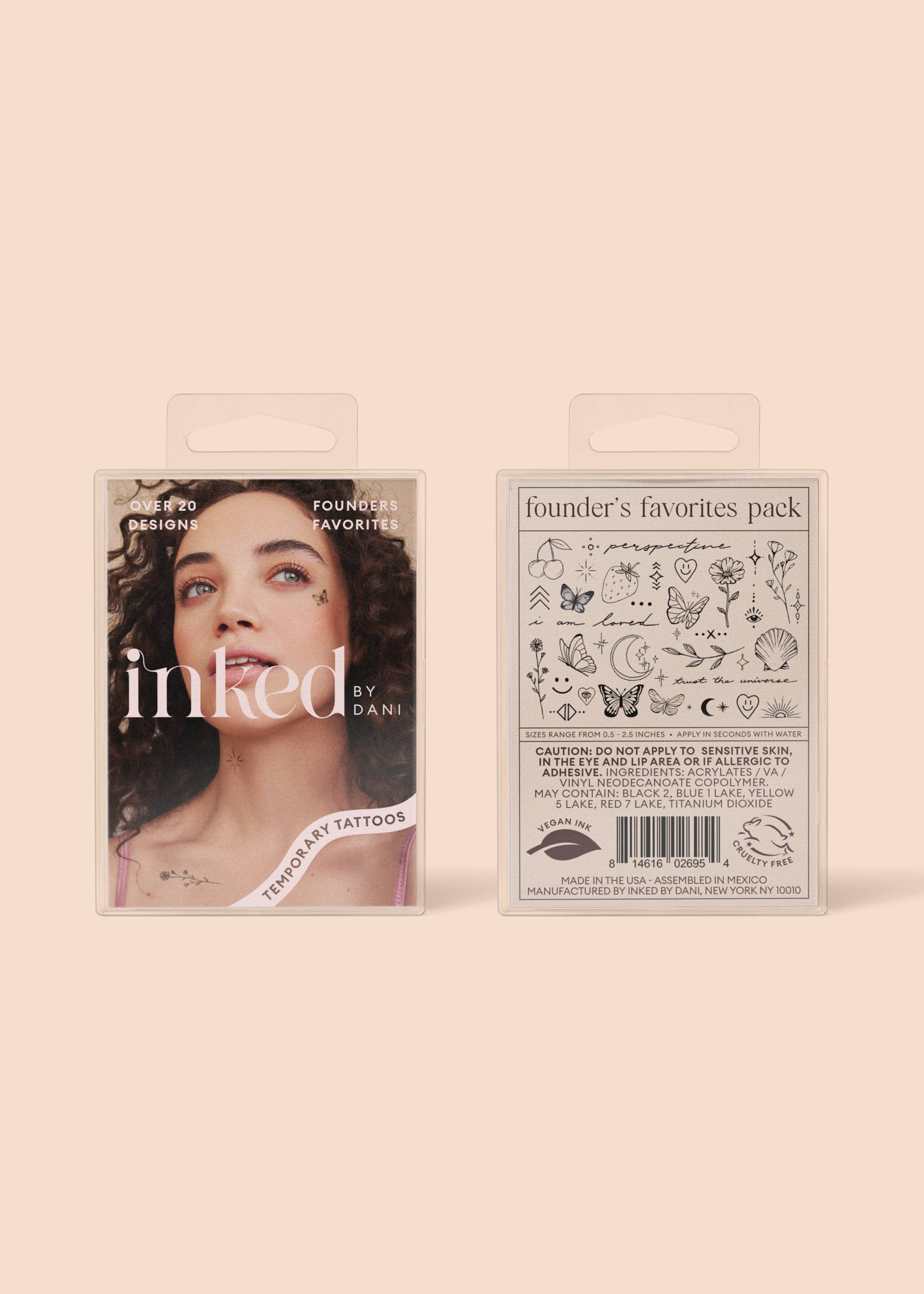 INKED by Dani - Founders Favorites Temporary Tattoo Pack