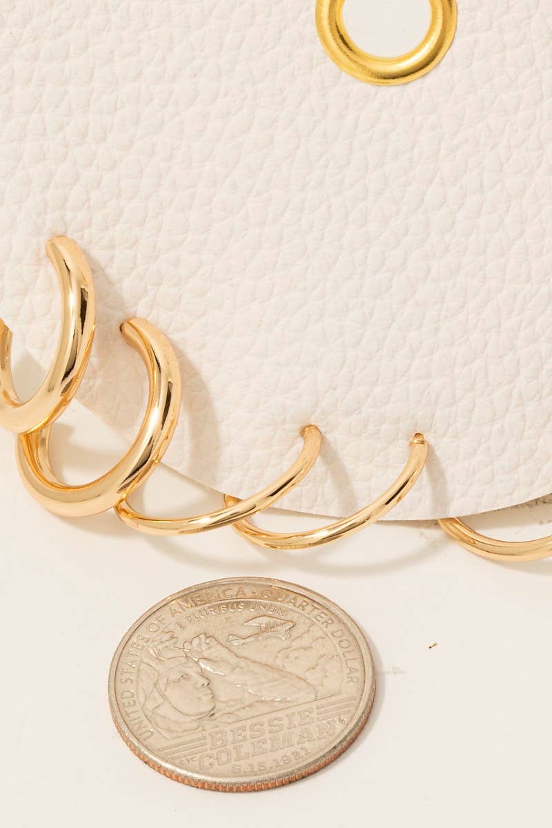3Pc Dainty Gold Hoop Earrings Set