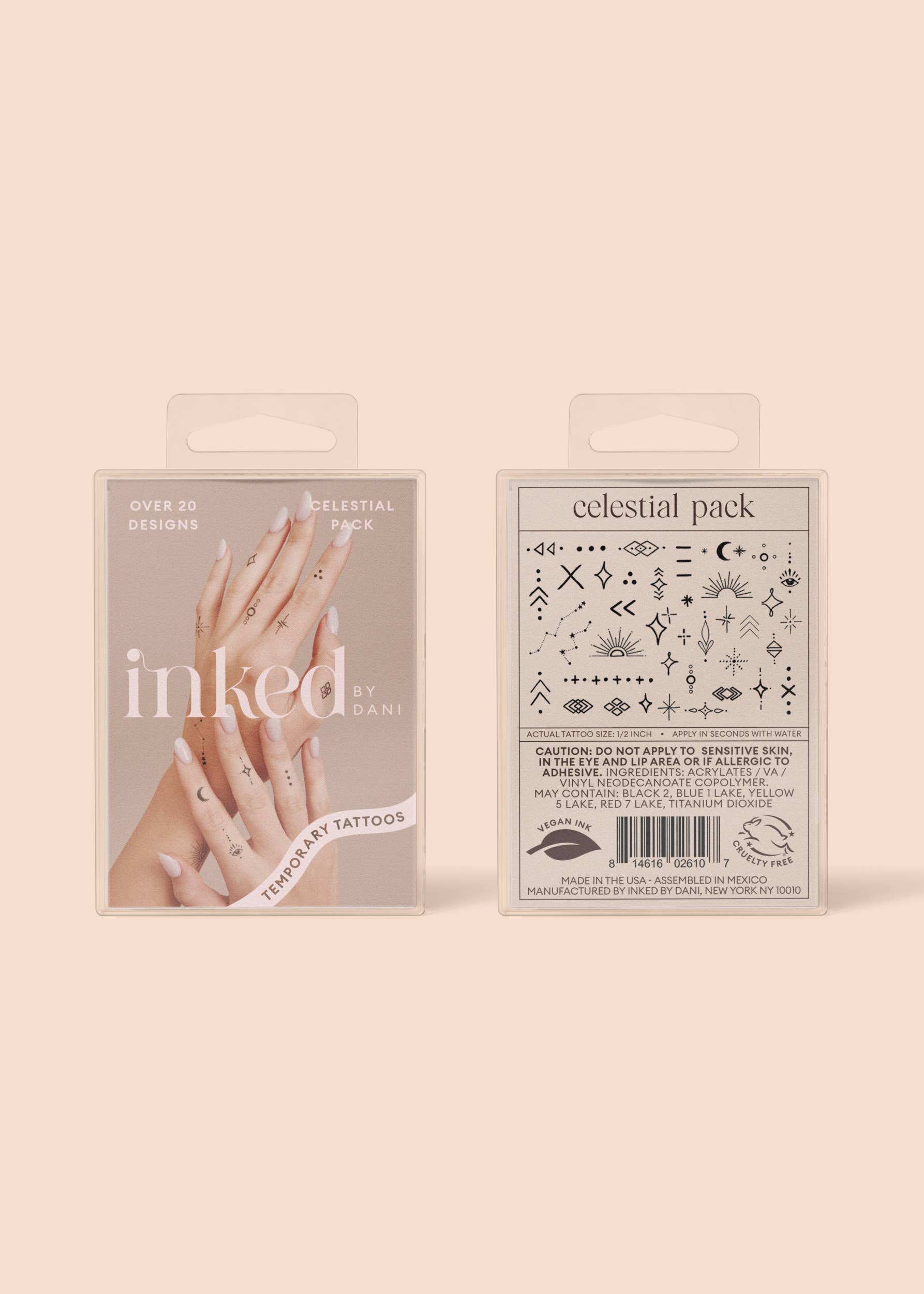 INKED by Dani - Celestial Temporary Tattoo Pack