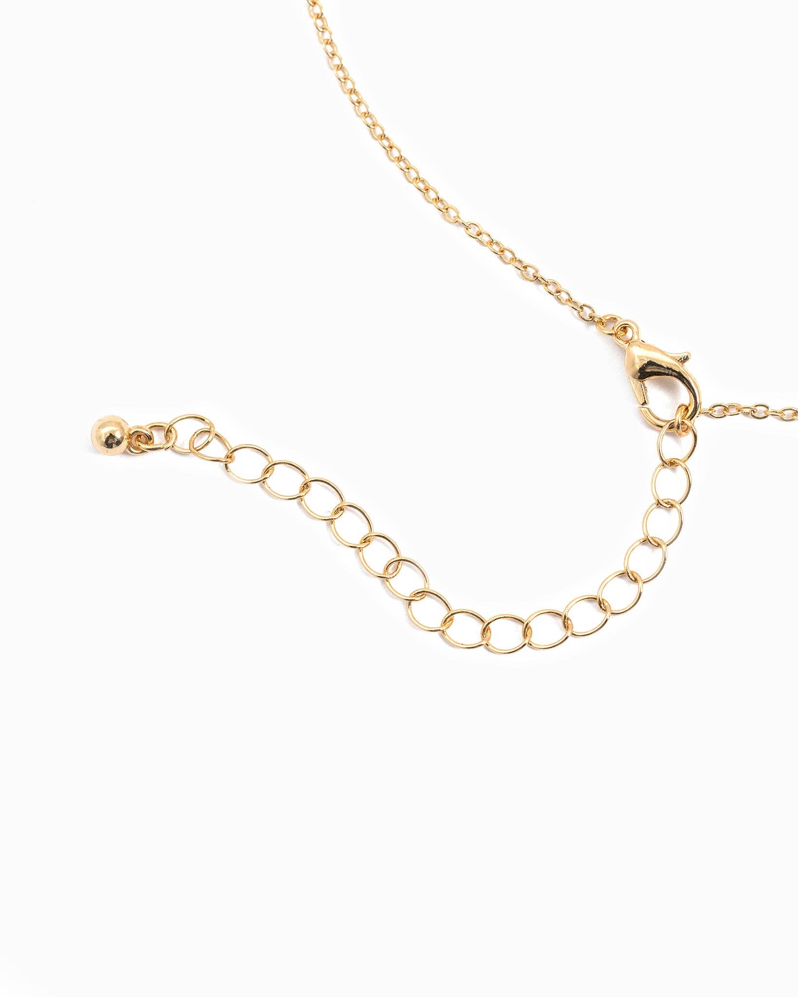 Double Sea Life Gold Sardine Necklace