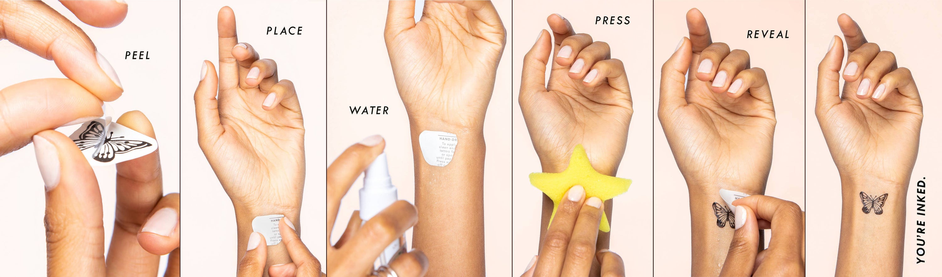 INKED by Dani - Explorer Temporary Tattoo Pack