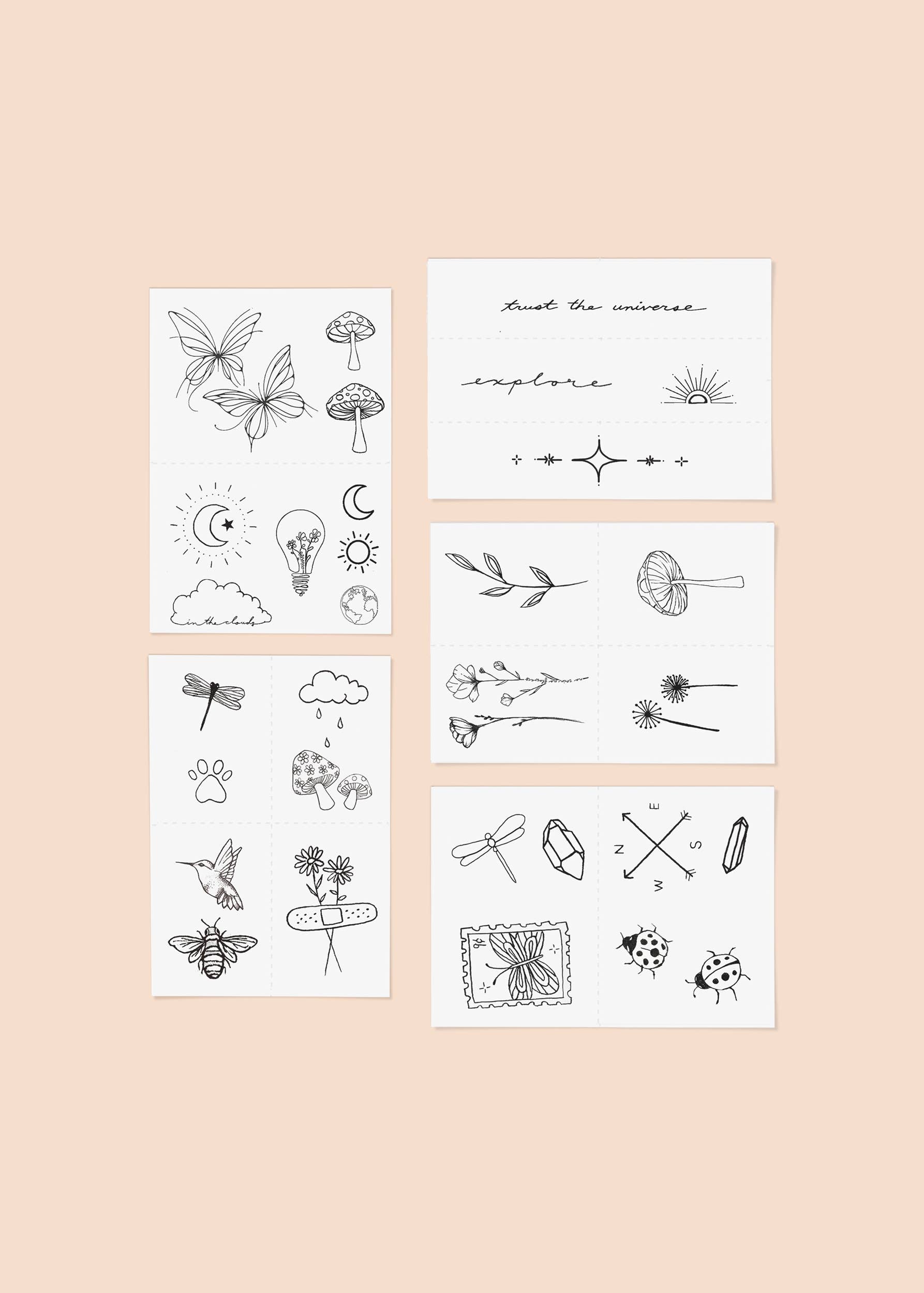 INKED by Dani - Explorer Temporary Tattoo Pack