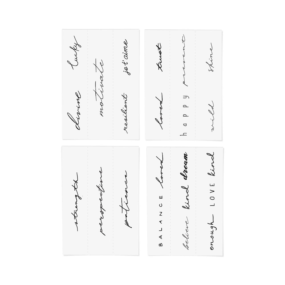 INKED by Dani - Statement Temporary Tattoo Pack