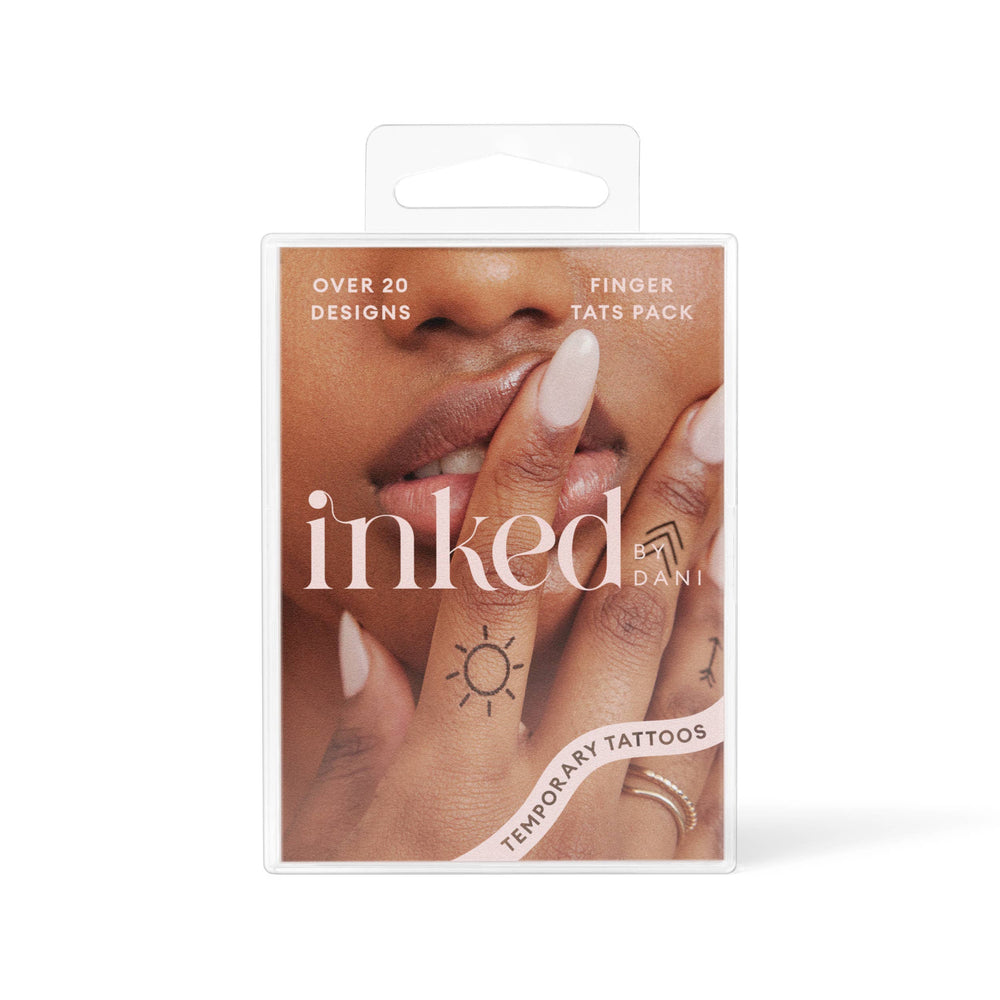 INKED by Dani - Finger Tats Temporary Tattoo Pack