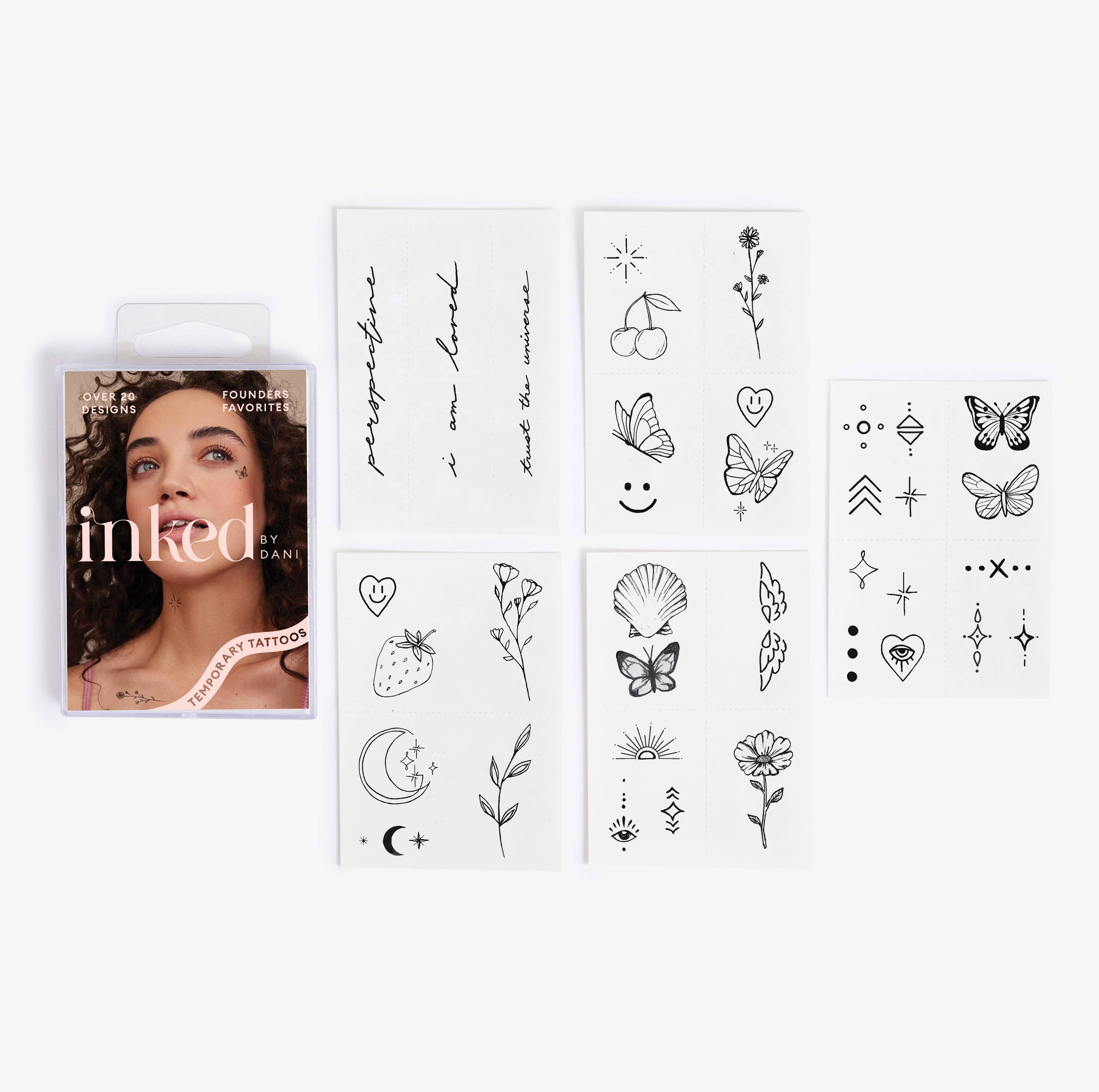 INKED by Dani - Founders Favorites Temporary Tattoo Pack