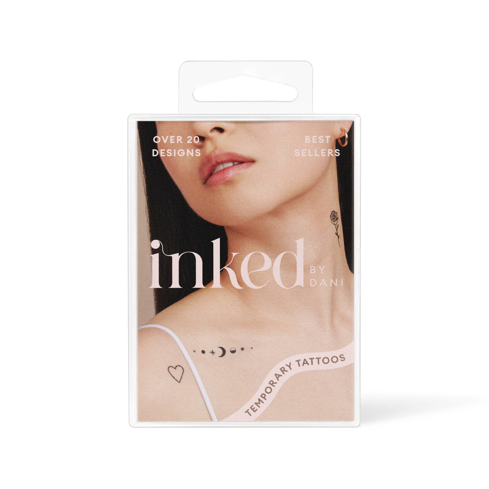 INKED by Dani - Best Sellers Temporary Tattoo Pack