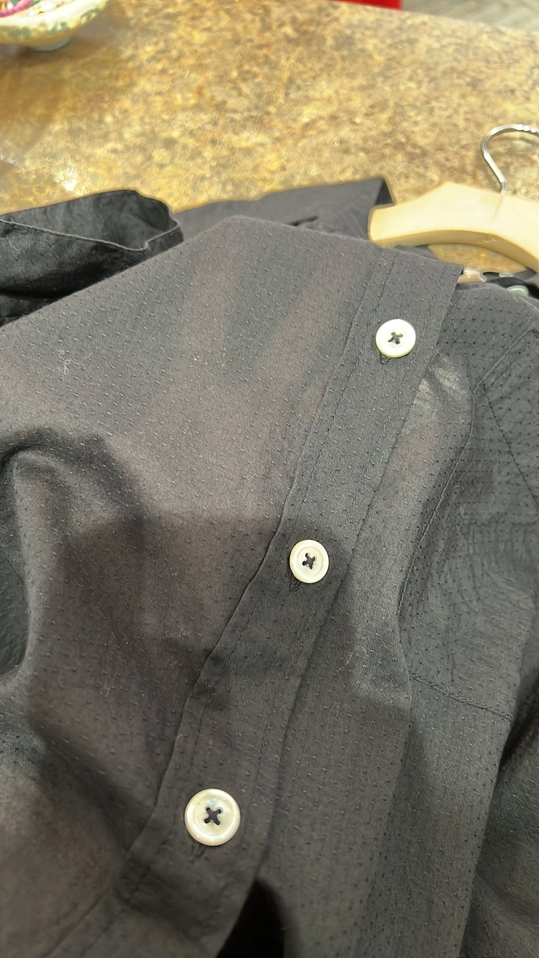 Lilla P Easy Sleeve Button Down Shirt