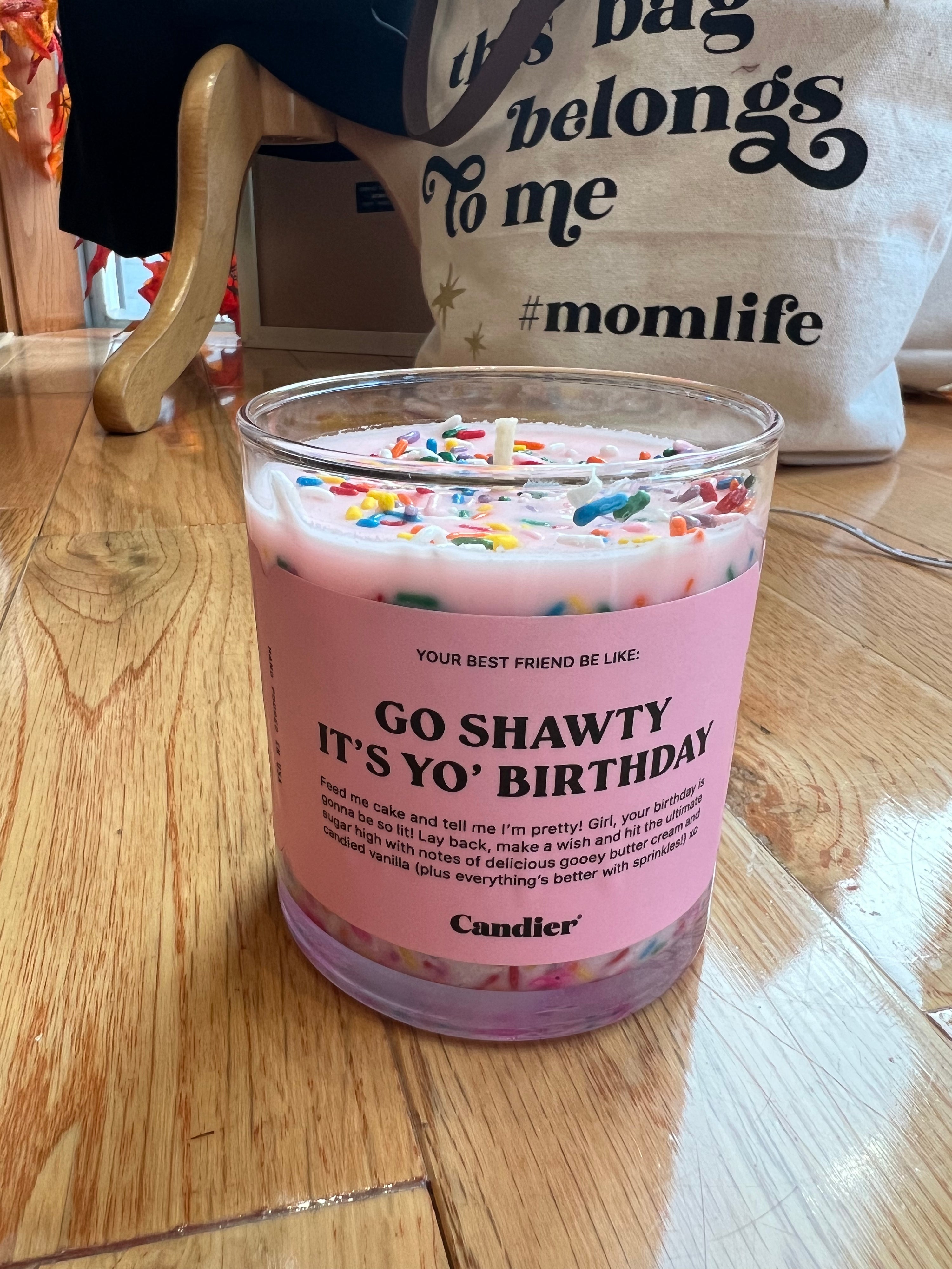 Candier "GO SHAWTY IT'S YOUR BIRTHDAY" 100% Soy Sprinkles candles