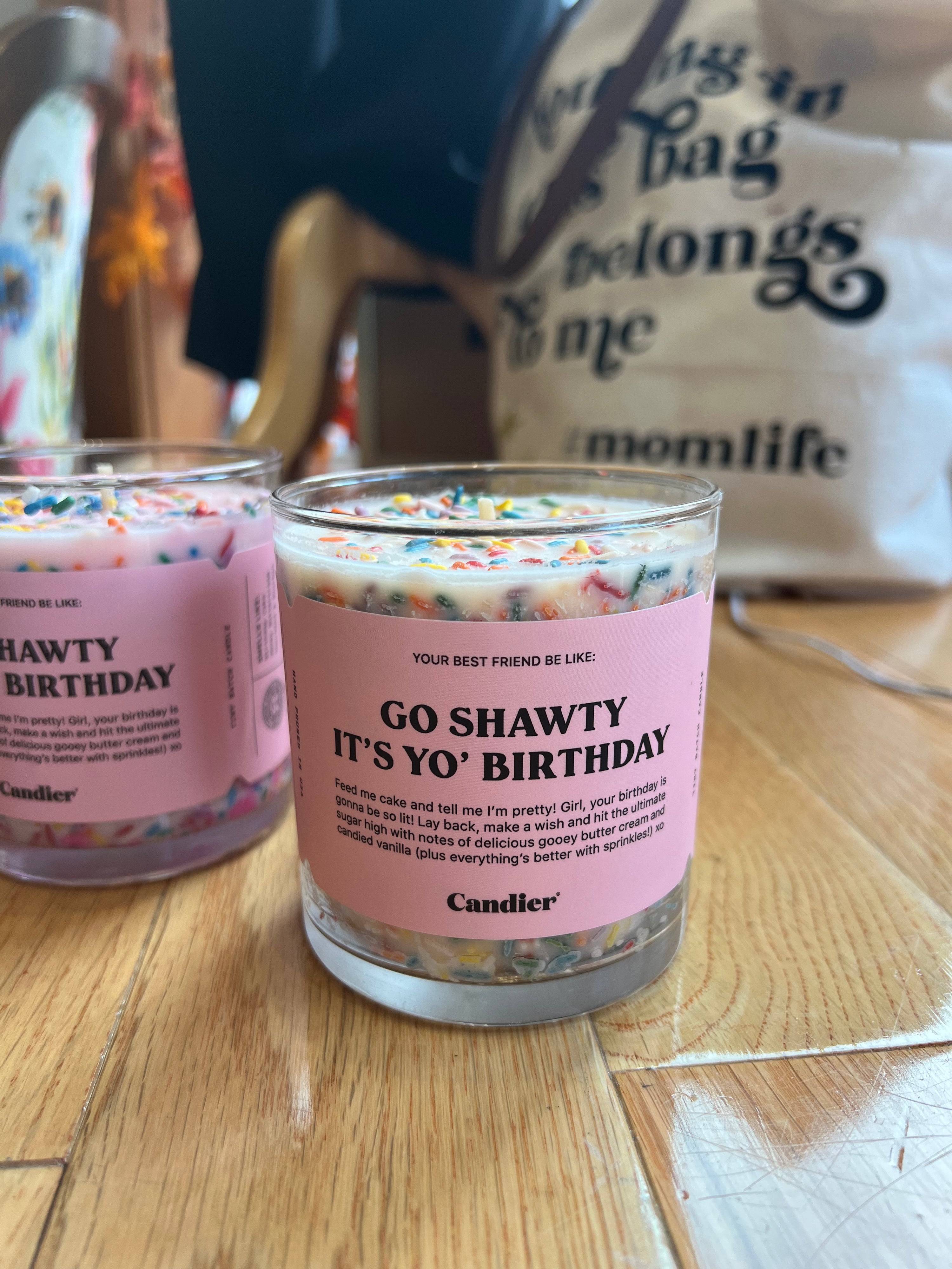 Candier "GO SHAWTY IT'S YOUR BIRTHDAY" 100% Soy Sprinkles candles