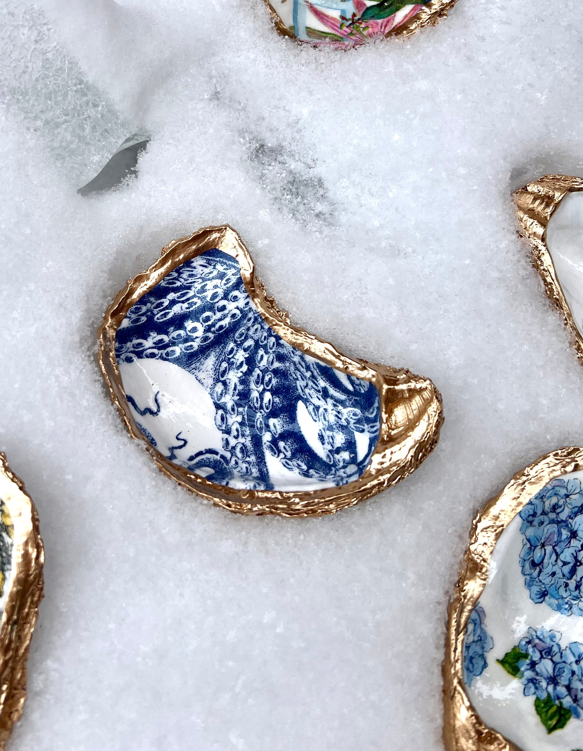 Octopus Tentacles Oyster Trinket Dish