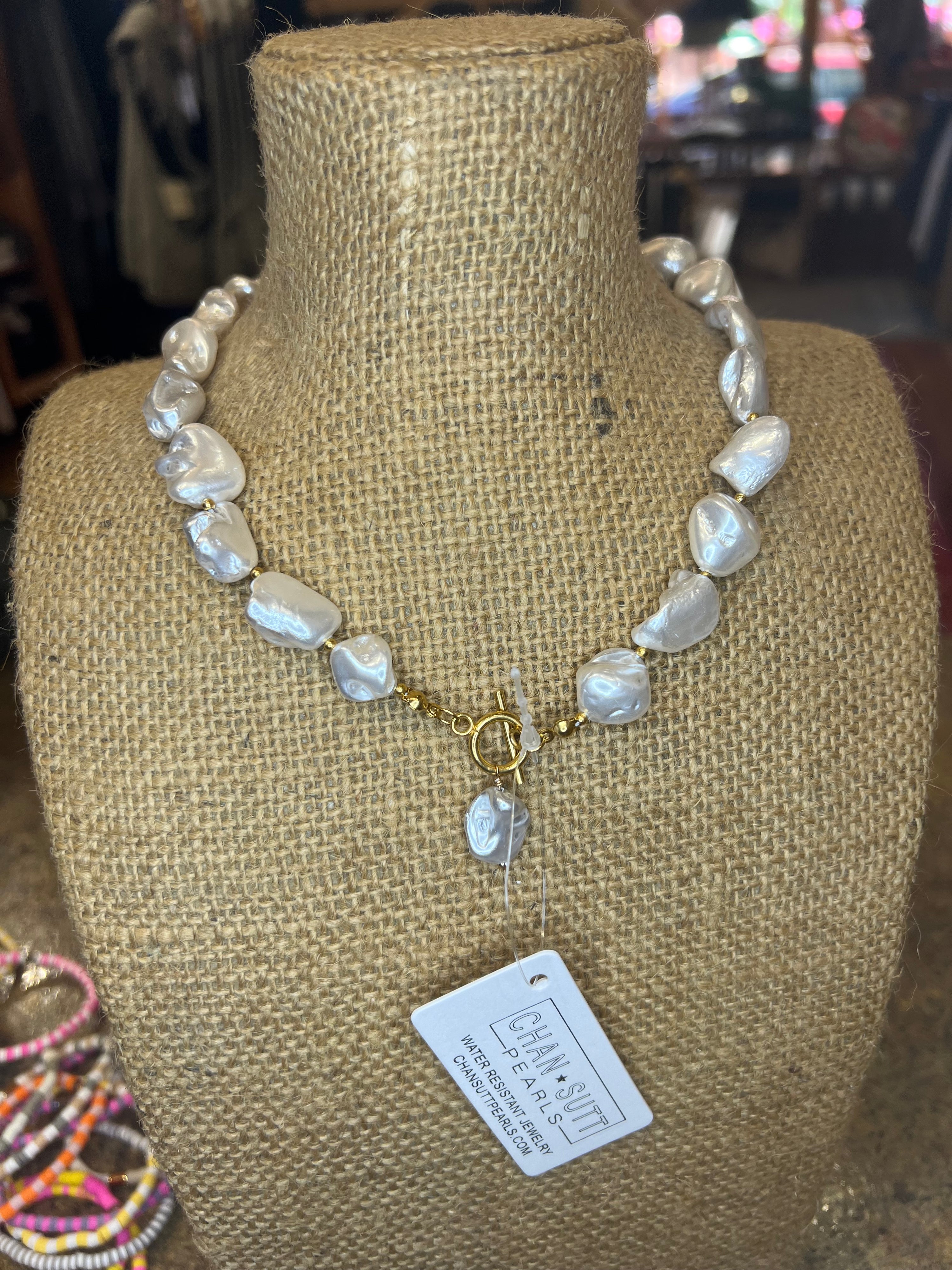 Chansuttpearls - CHUNKY PEARL NECKLACE