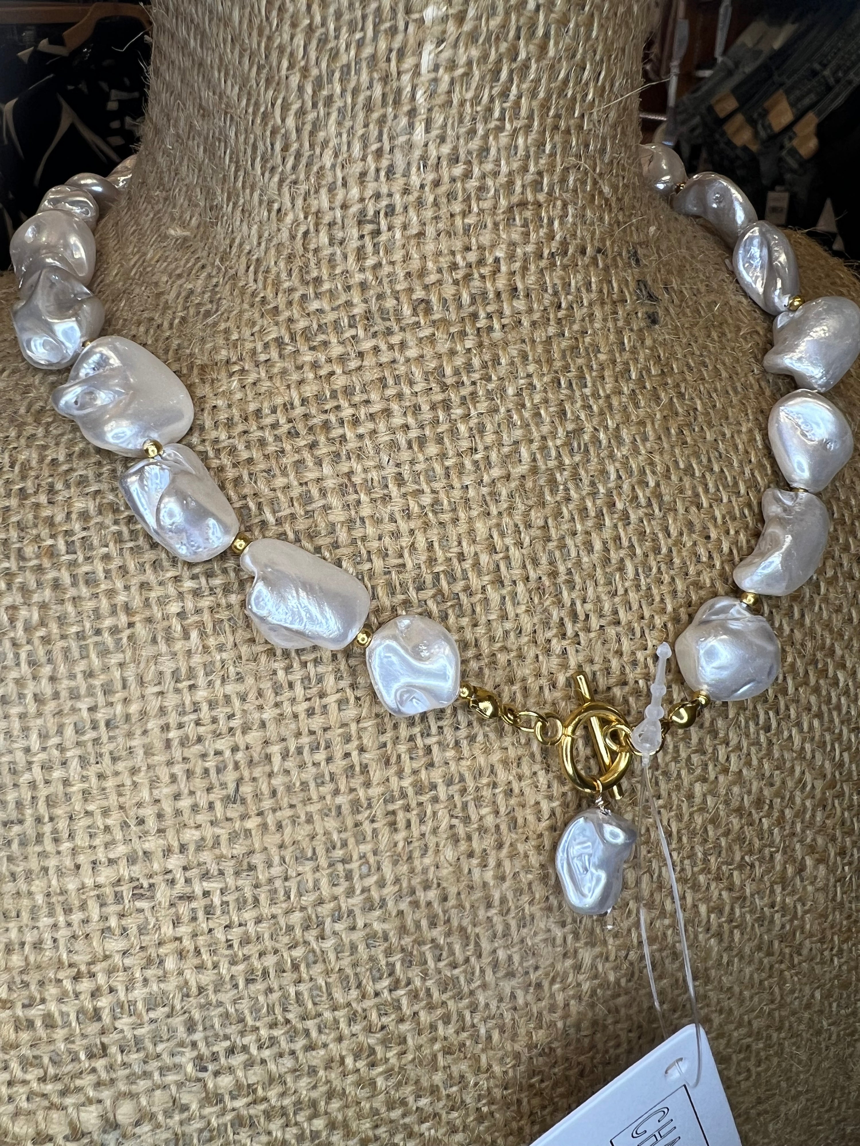 Chansuttpearls - CHUNKY PEARL NECKLACE