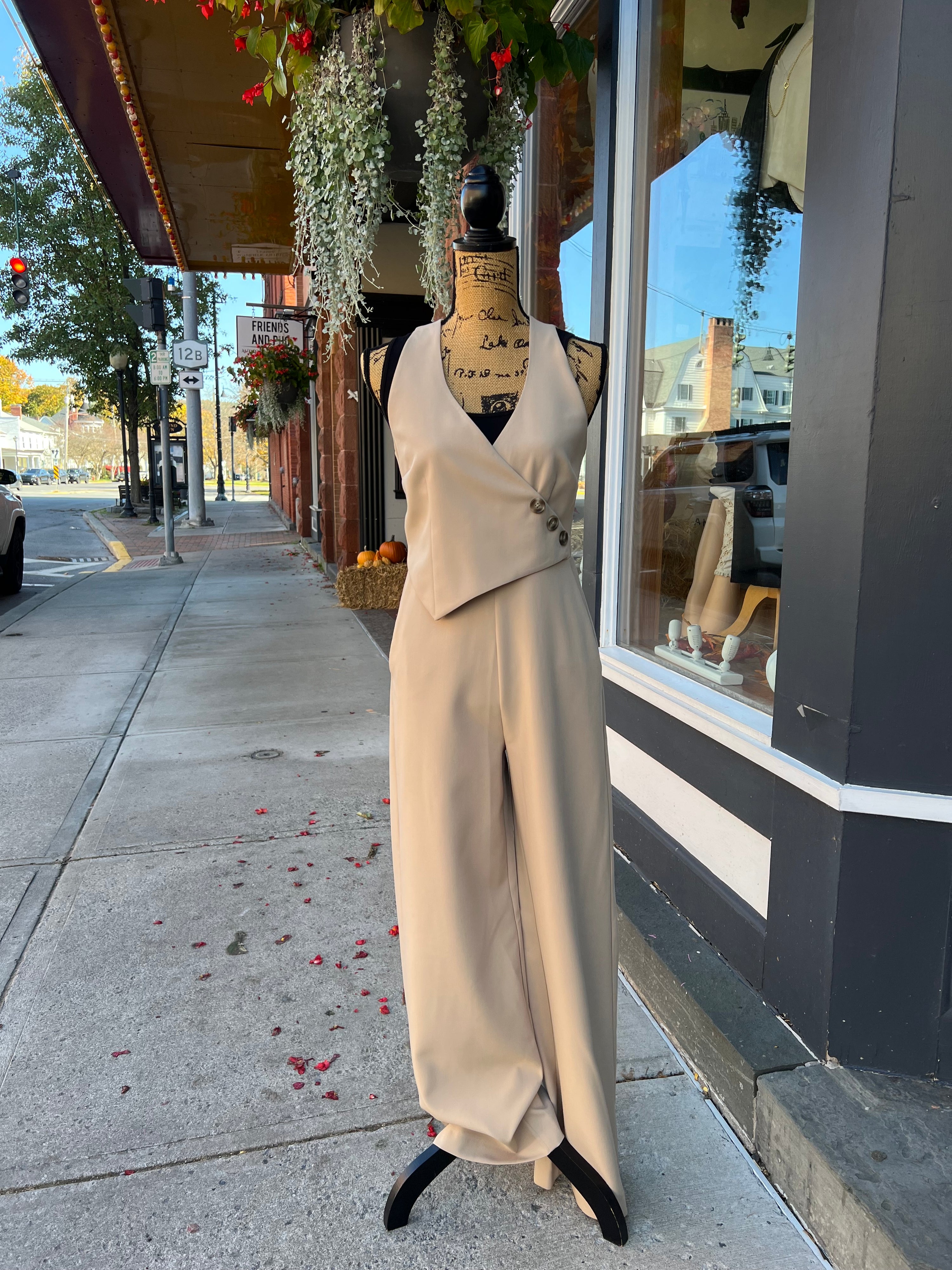 French Connection Azra Twill Jumpsuit
