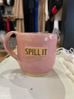 Spill it Ceramic Teacup Mugs