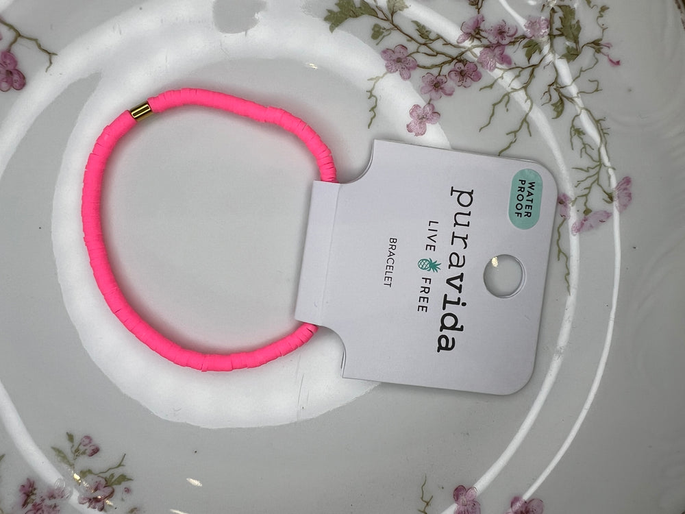 Cabrillo Vinyl disc Stretch Bracelets