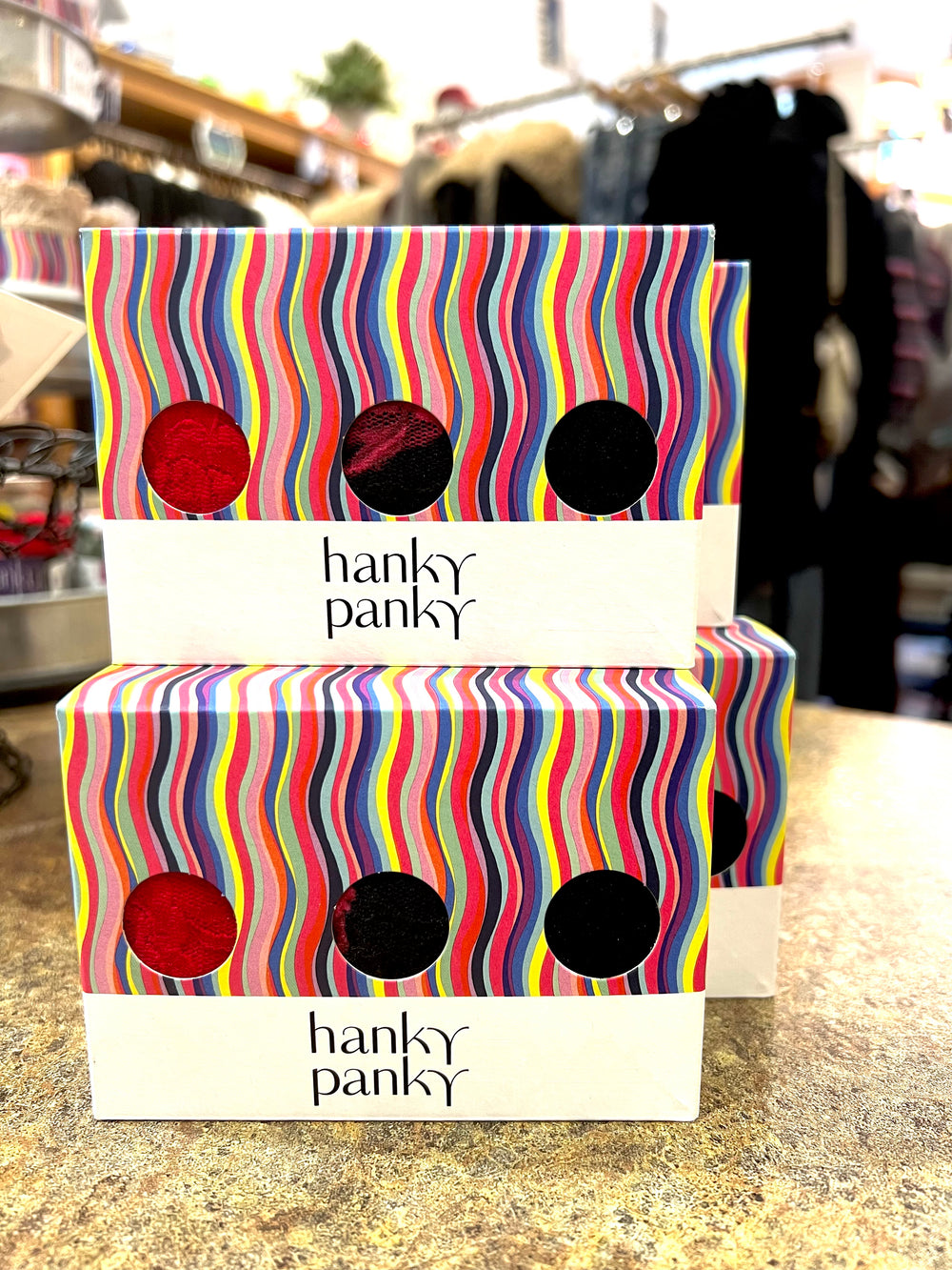 Hanky Panky 3-pack Signature Original Rise Thongs Am I Dreaming Holiday Box