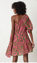 Load image into Gallery viewer, Gretchen Printed Cotton Off the Shoulder Dress