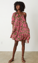Load image into Gallery viewer, Gretchen Printed Cotton Off the Shoulder Dress