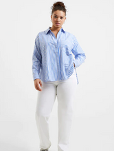 Load image into Gallery viewer, Thick Striped Relaxed Popover Shirt