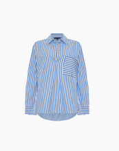Load image into Gallery viewer, Thick Striped Relaxed Popover Shirt