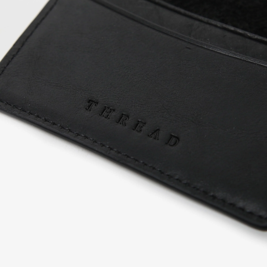 Leather Thread Wallets RFID Bifold Wallet