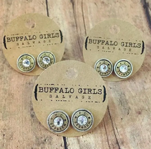 Load image into Gallery viewer, Bullet Casing Stud Earrings