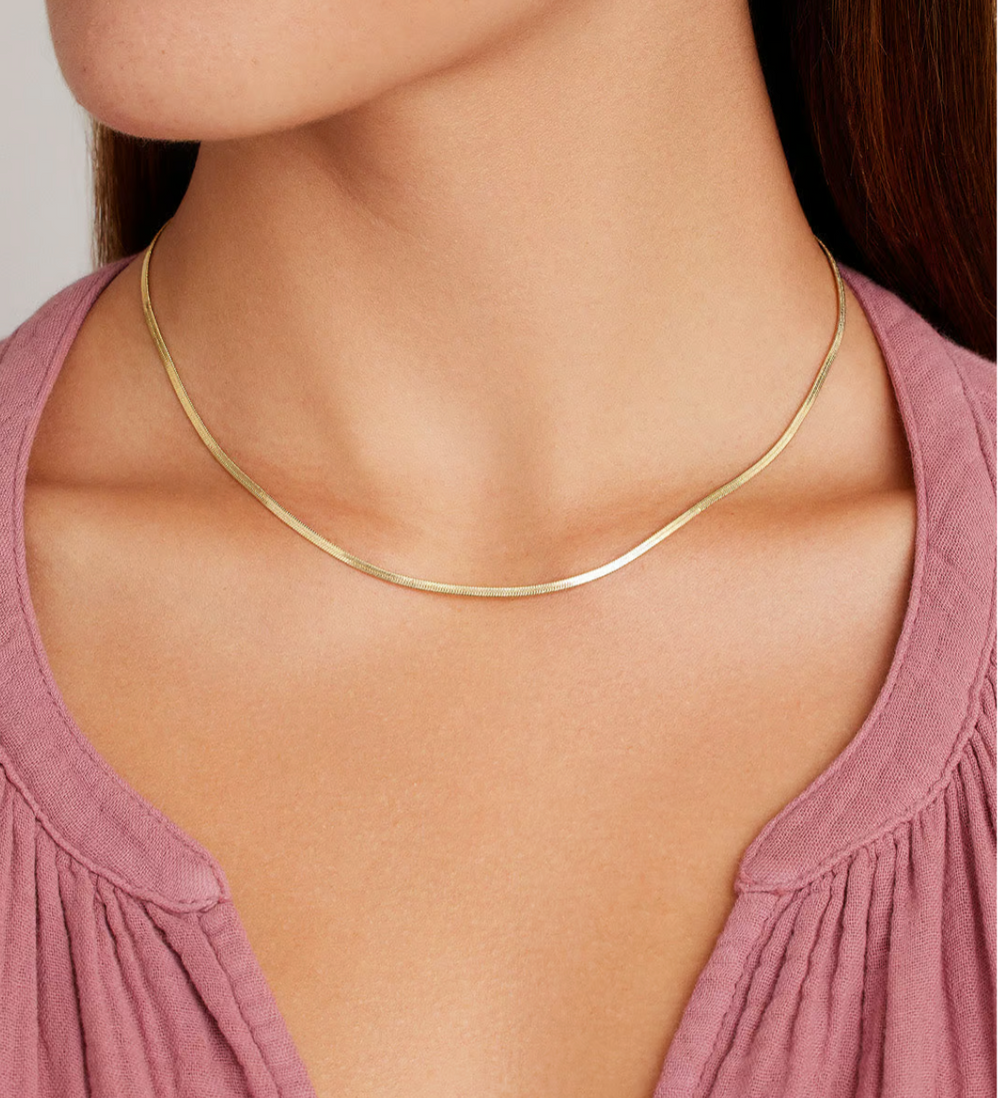 gorjana 16" gold chain Venice Necklace