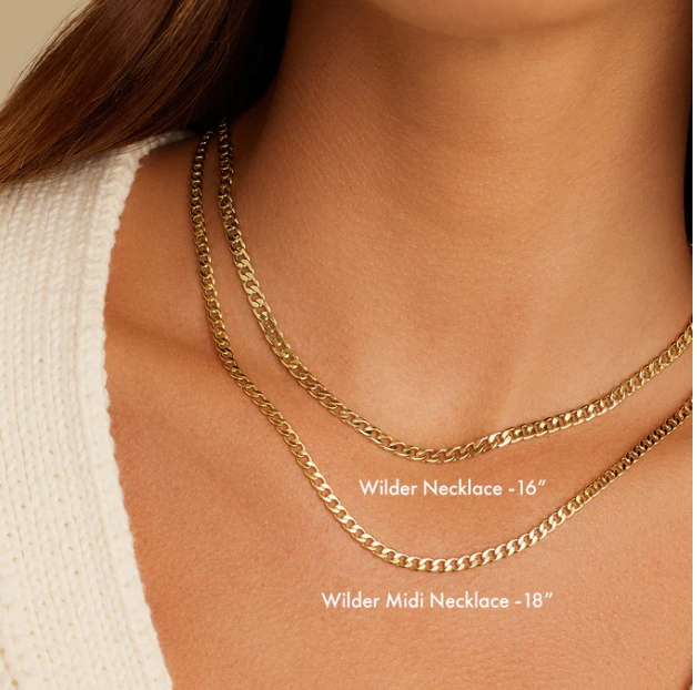 18" Wilder Midi Gold Chain Necklace