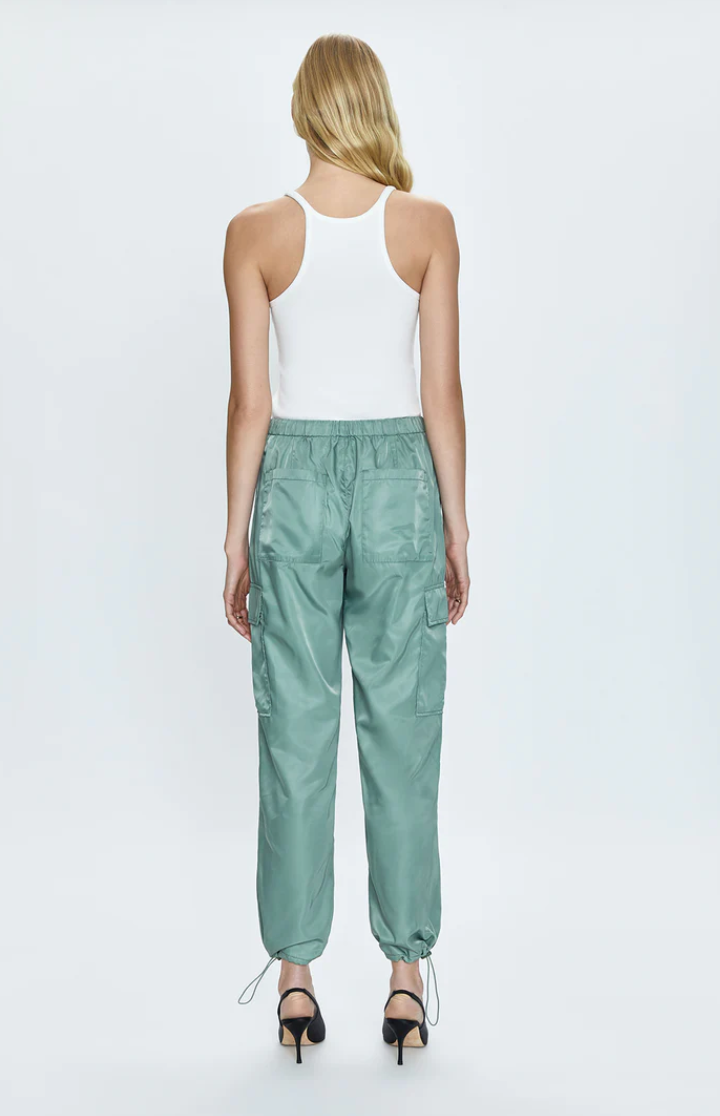 Pistola Jade Satin Cargo Pants