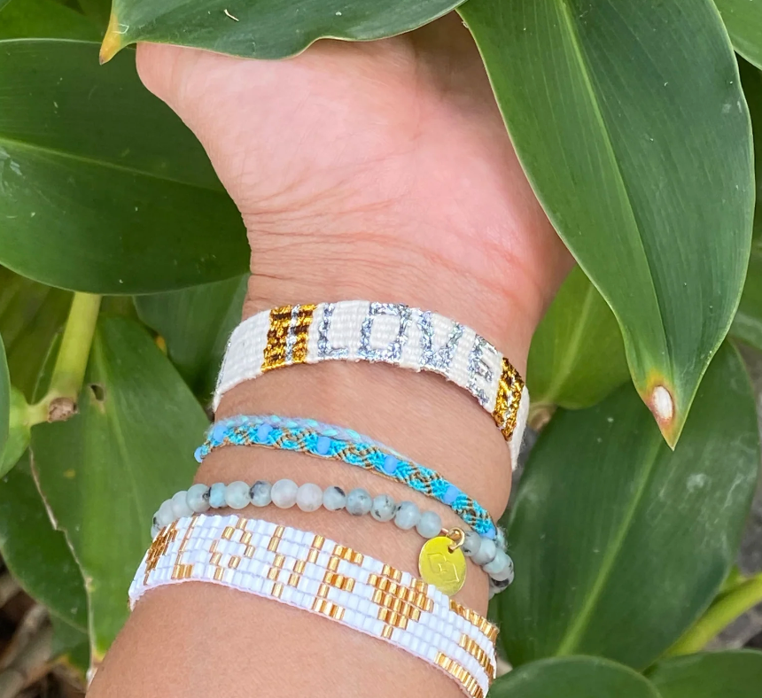Power Chakra Bracelet Trio from Love is Project