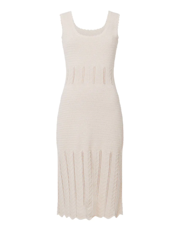 French Connection Nellis Cotton Crochet Dress