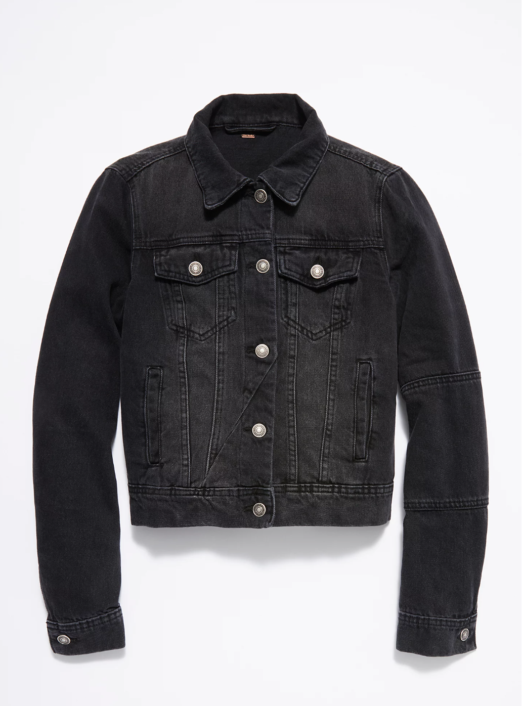 Free People Rumors Denim Jacket in Black