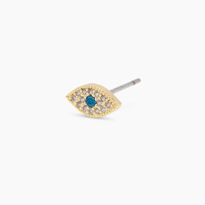 gorjana Evil Eye Single Stud Earring