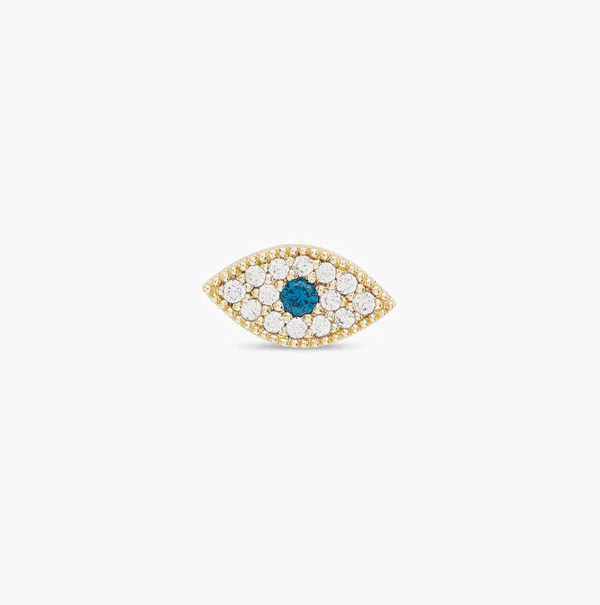 gorjana Evil Eye Single Stud Earring