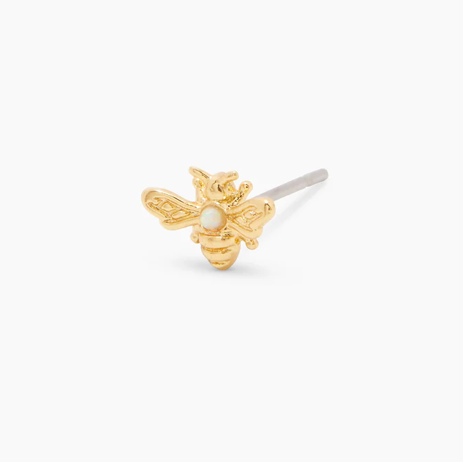 gorjana Gold Bee Single Stud Earring