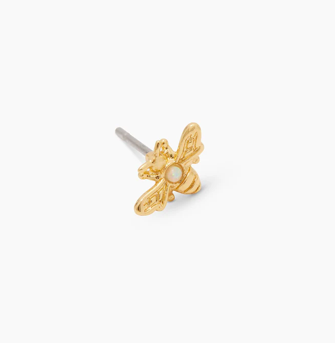 gorjana Gold Bee Single Stud Earring