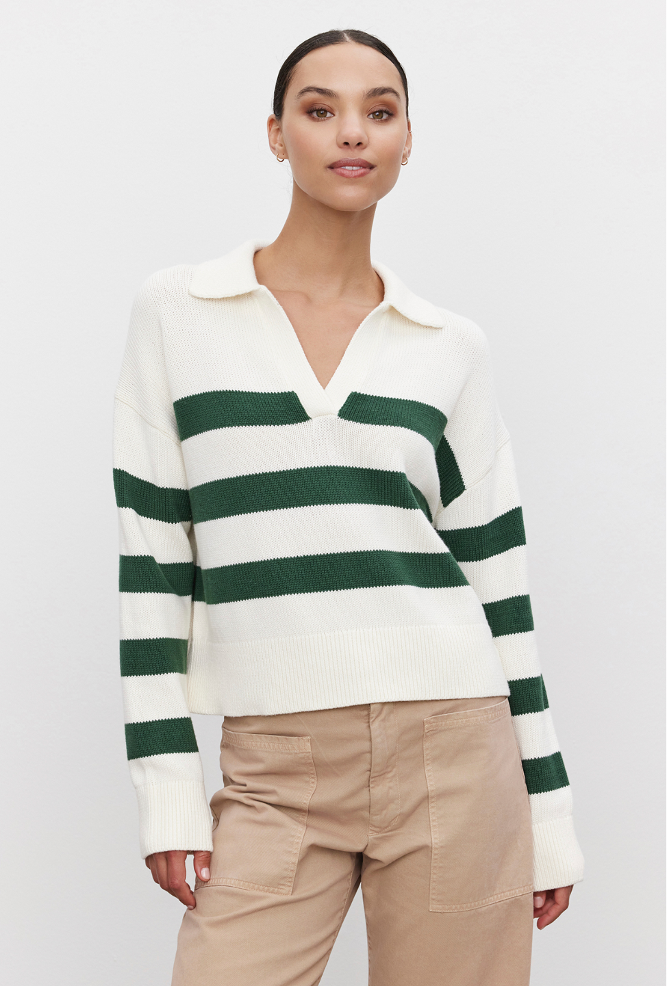 Velvet by Graham & Spencer Lucie Polo Sweater