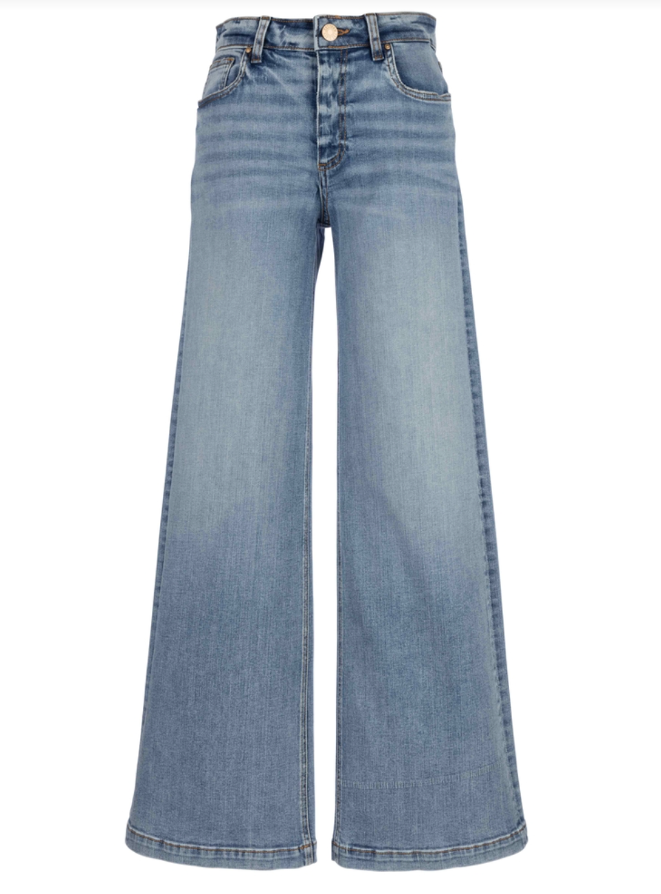 Kut from the Kloth Jean High Rise Wide Leg Clean Hem