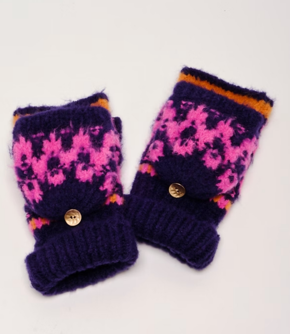 Free People First Frost Fairisle Glove Mittens